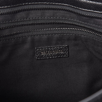 Balenciaga Shiny Grained Goatskin Black Metallic Edge City Black 6 of 10