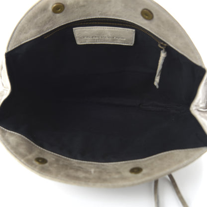 Balenciaga Chevre Classic Hardware Oval Clutch Praline 5 of 10