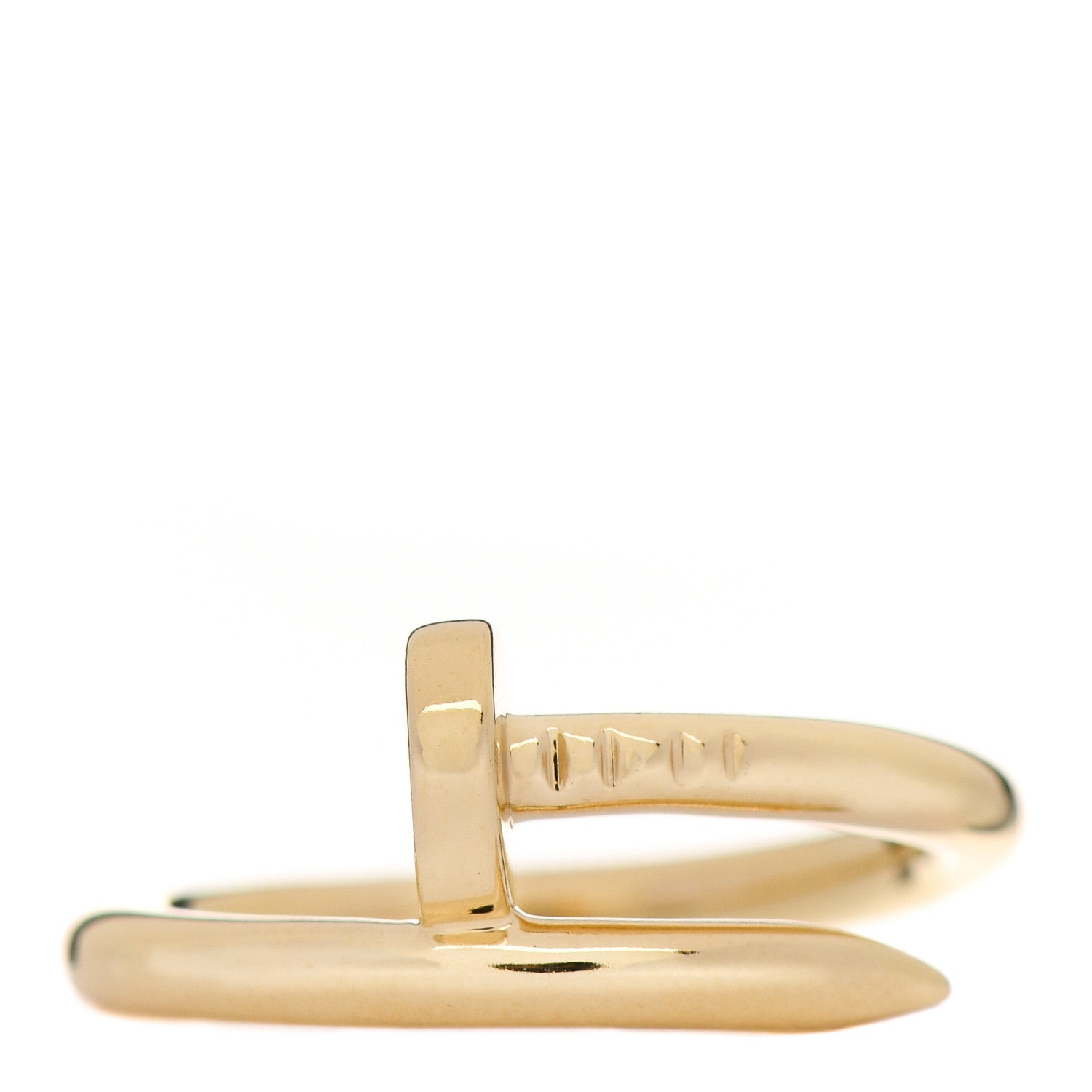 Cartier 18K Yellow Gold Juste Un Clou Ring 57 8 1 of 6