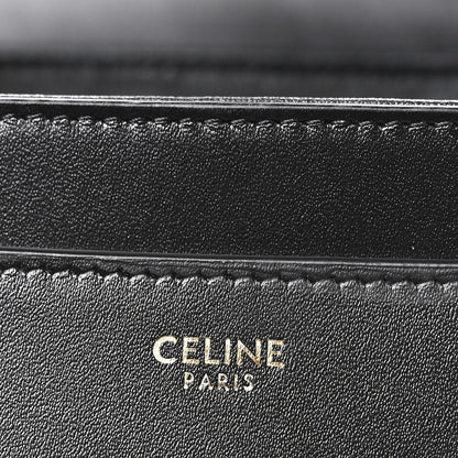 Celine Satinated Calfskin Mini 16 Top Handle Bag Black 6 of 12