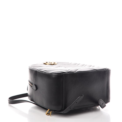 Gucci Calfskin Matelasse GG Marmont Backpack Black 4 of 9