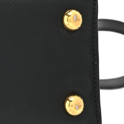 Prada Saffiano Soft Calfskin Large Tote Black 12 of 13