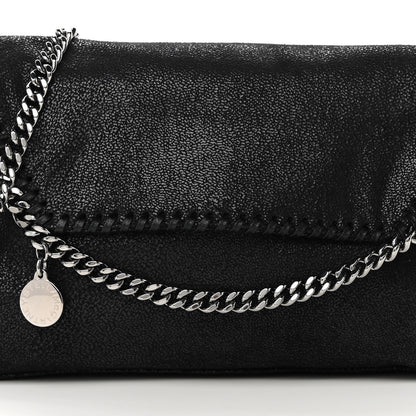 Stella McCartney Shaggy Deer Mini Falabella Shoulder Bag Black 7 of 9