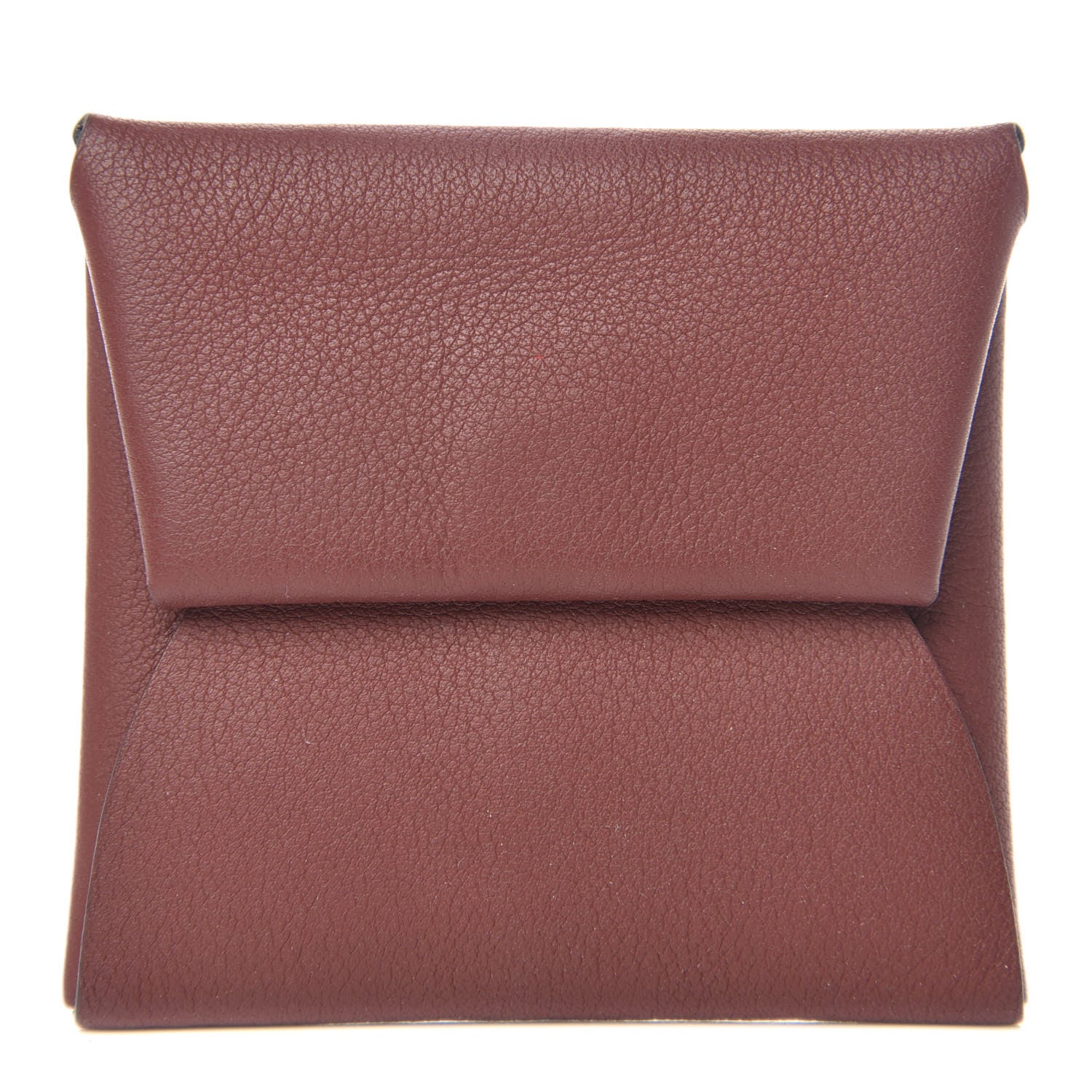 Hermes Swift Bastia Coin Purse Rouge H Havane 1 of 8