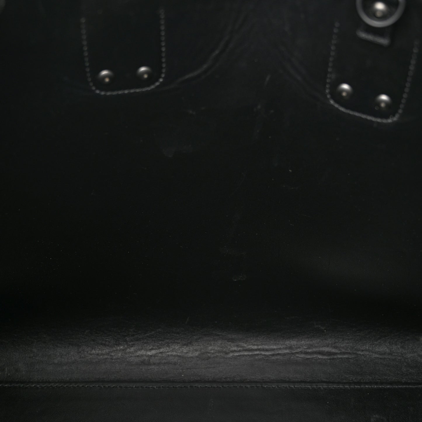 Grained Calfskin Large Sac De Jour Carryall Black