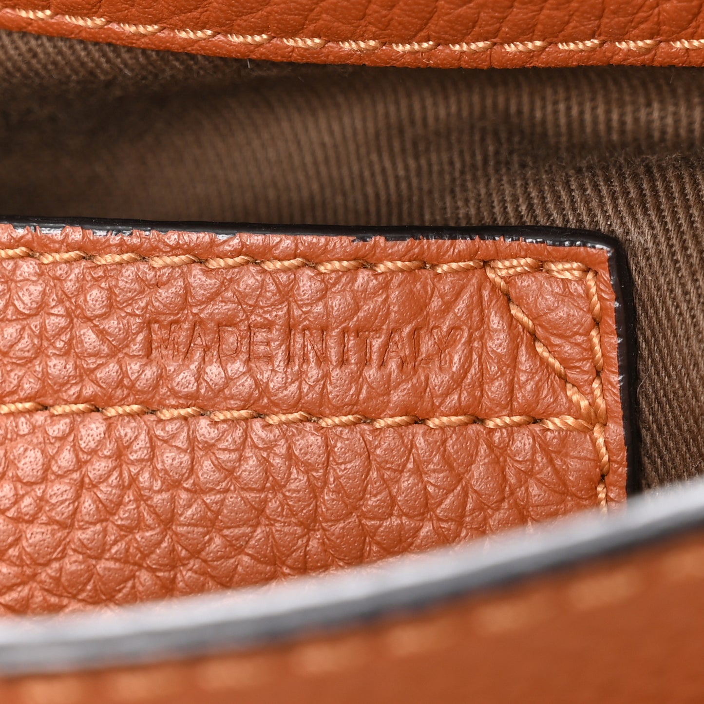 Calfskin Medium Marcie Round Crossbody Bag Tan