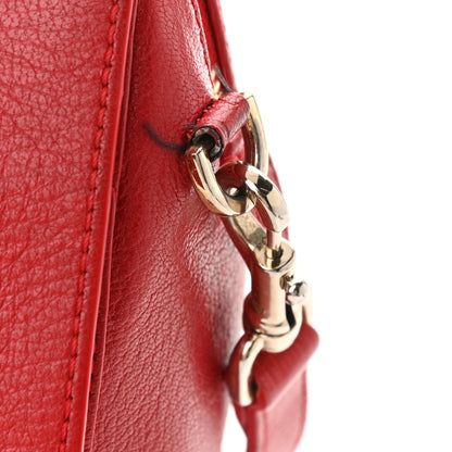 Mulberry Glossy Goatskin Small Del Rey Satchel Red 12 of 14