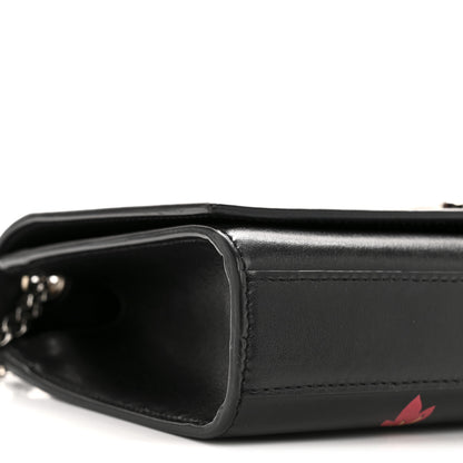 Saint Laurent Calfskin Medium Heart Bolts Monogram Kate Satchel Black 9 of 15