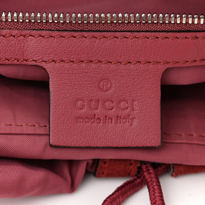 Gucci GG Supreme Monogram Blooms Small Single Buckle Backpack Beige Multicolor Dry Rose 6 of 10