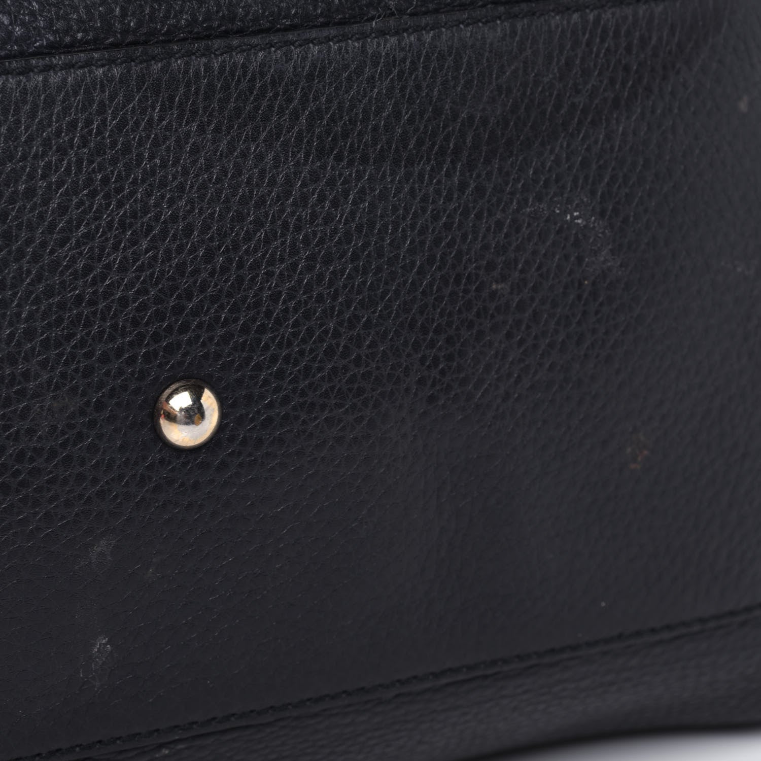 Gucci Pebbled Calfskin Medium Soho Boston Black 26 of 33