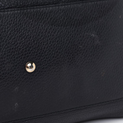 Gucci Pebbled Calfskin Medium Soho Boston Black 26 of 33