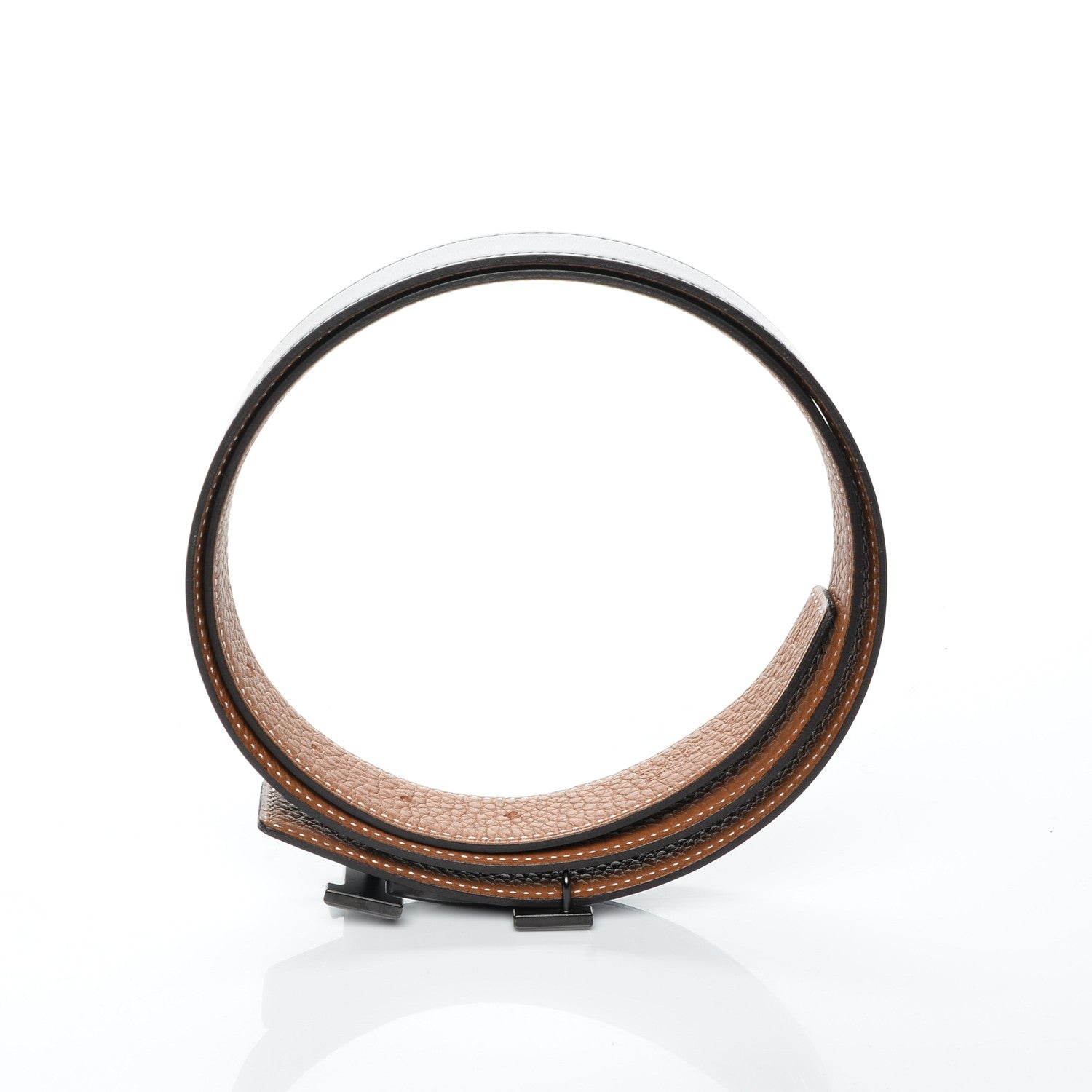 Hermes Box Togo So Black 32mm H Belt 90 Black Gold 7 of 9