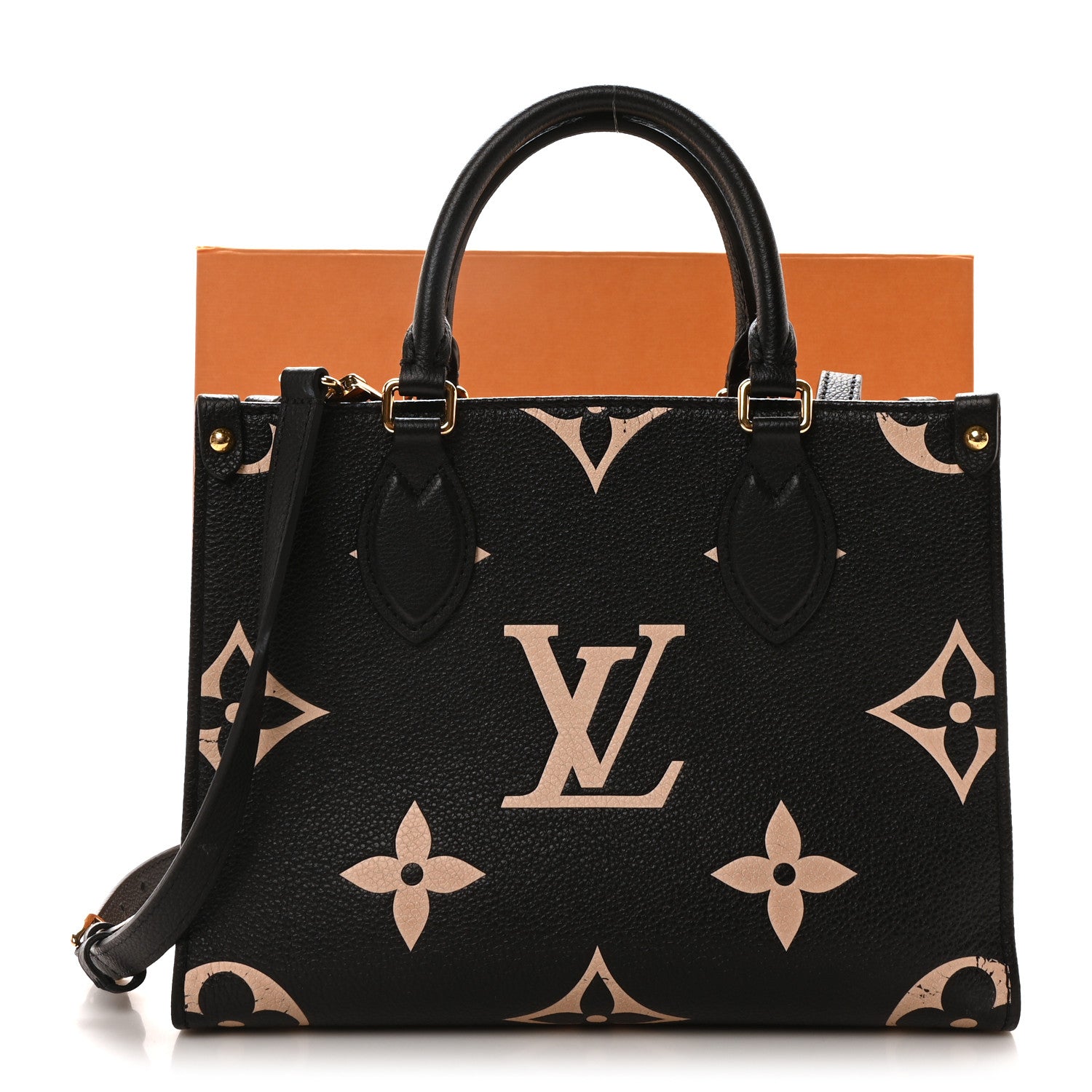Louis Vuitton Empreinte Monogram Giant Onthego PM Black Beige 10 of 10