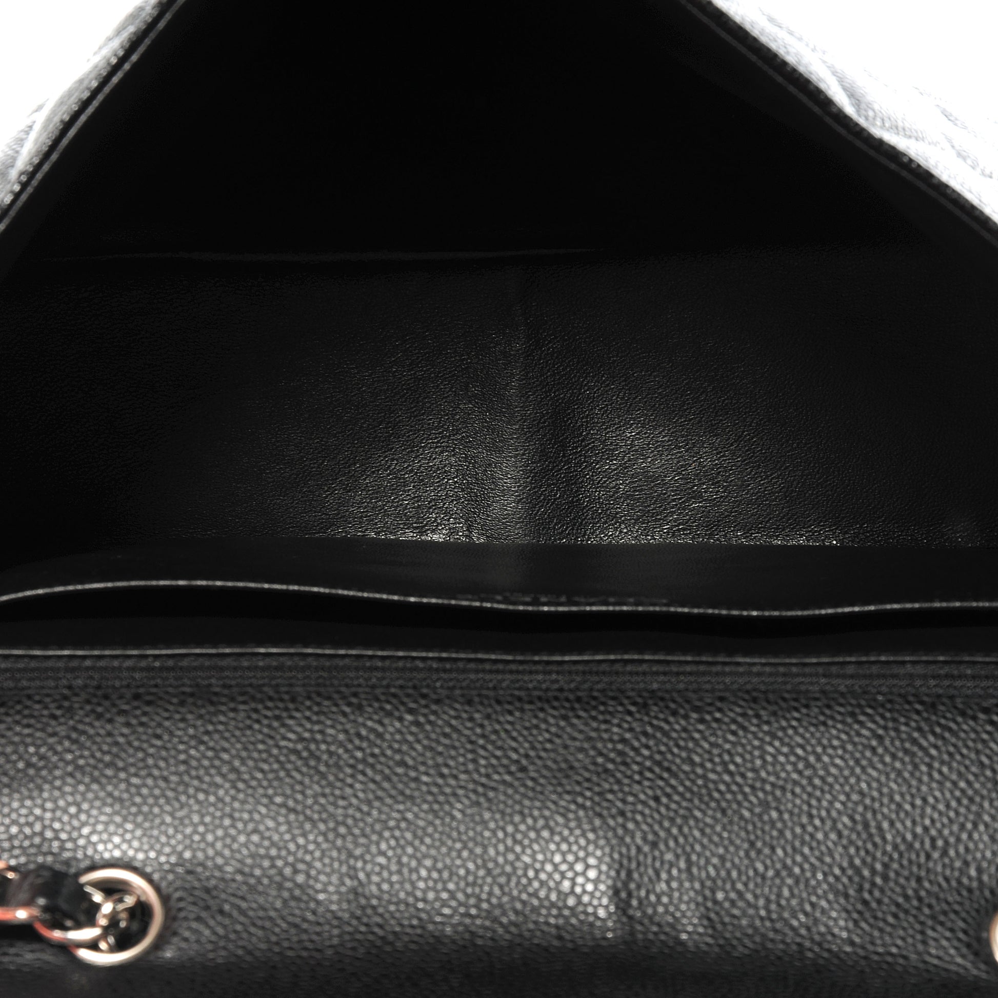 Chanel Caviar Jumbo Single Flap Black 7 of 7