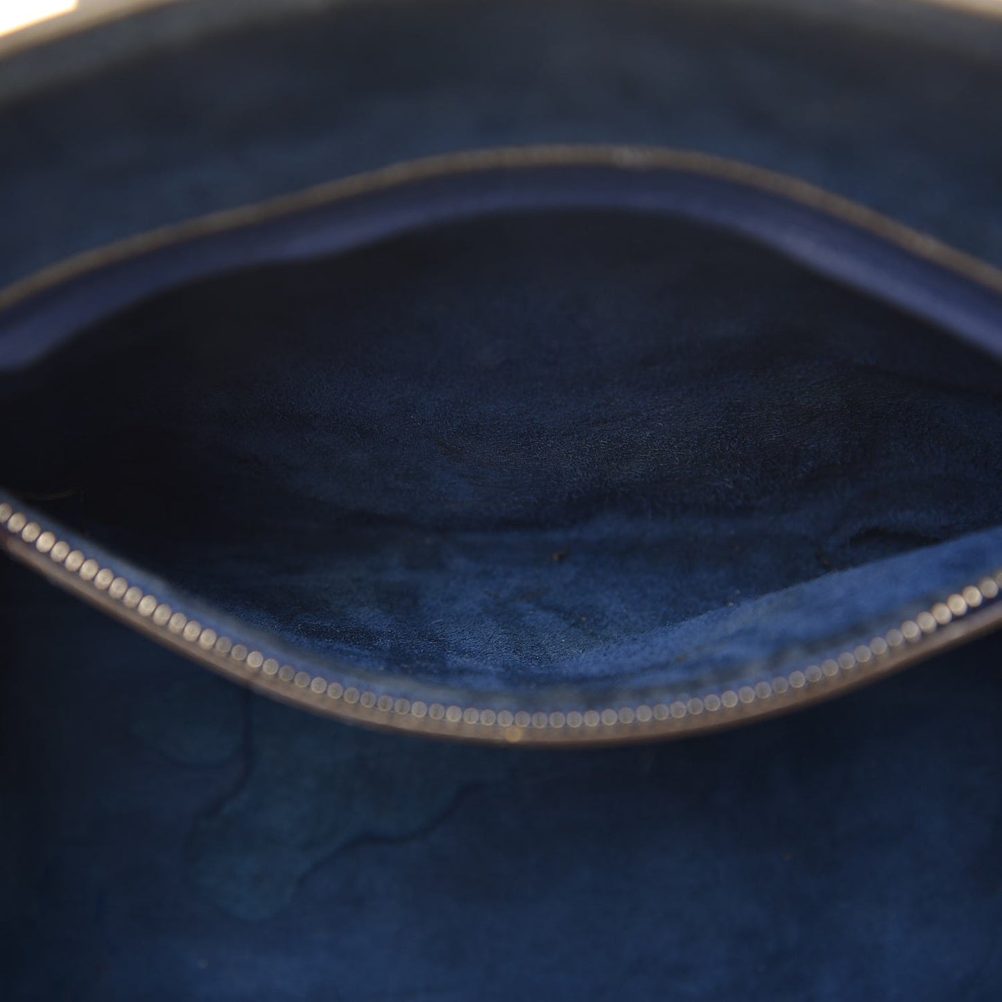 Supple Calfskin Medium Phantom Luggage Indigo