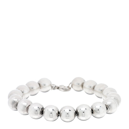 Tiffany Sterling Silver 10mm Hardwear Ball Bracelet 1 of 3