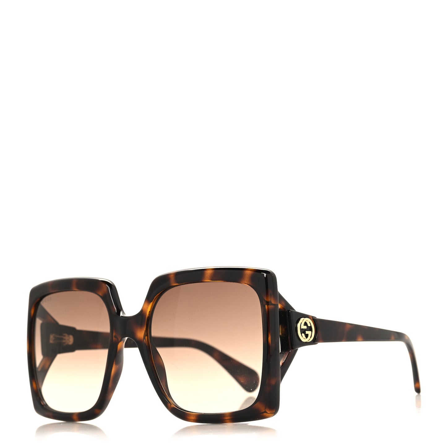 Acetate Square Frame Sunglasses GG0876S Tortoise