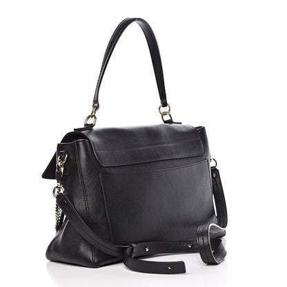 Chloe Calfskin Medium Faye Day Shoulder Bag Black 3 of 13
