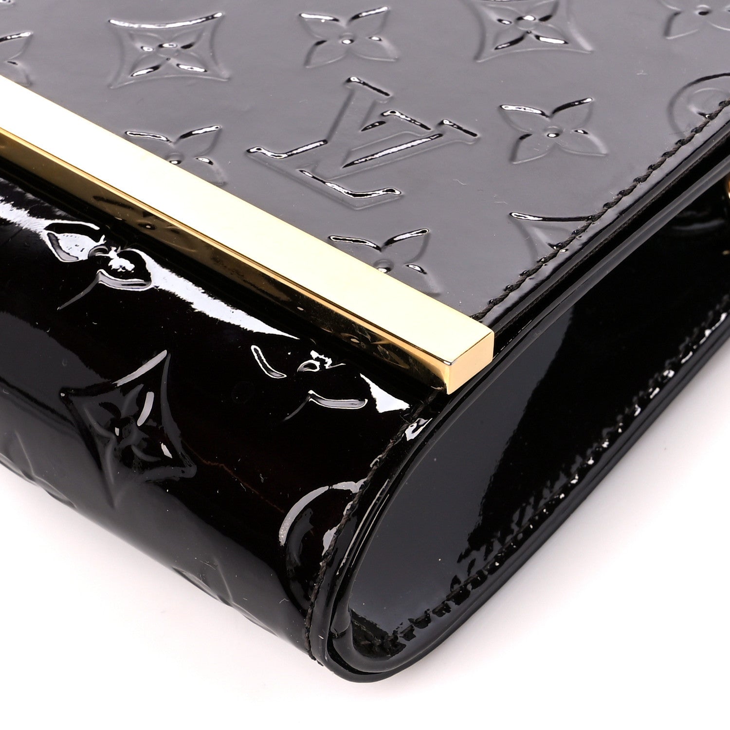 Louis Vuitton Vernis Ana Clutch Amarante 10 of 12