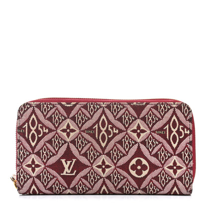 Louis Vuitton Jacquard Since 1854 Zippy Wallet Bordeaux 1 of 7