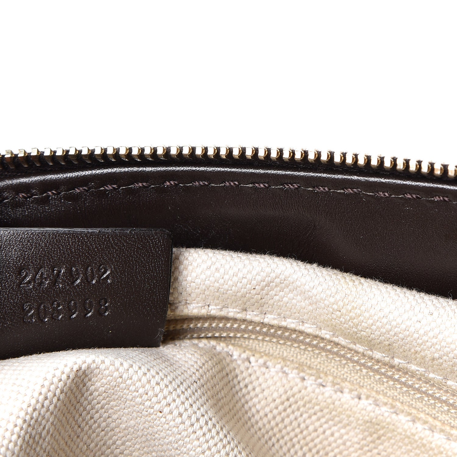 Gucci Monogram Medium Sukey Top Handle Dark Brown 6 of 9