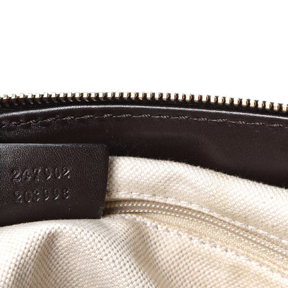 Gucci Monogram Medium Sukey Top Handle Dark Brown 6 of 9