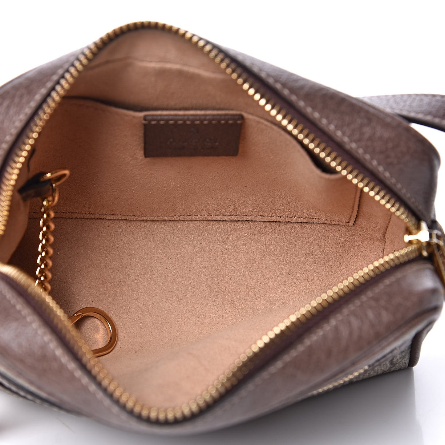 GG Supreme Monogram Web Mini Ophidia Shoulder Bag Brown