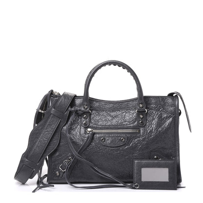 Balenciaga Agneau Classic Silver Hardware S City Gris Fossile 1 of 8