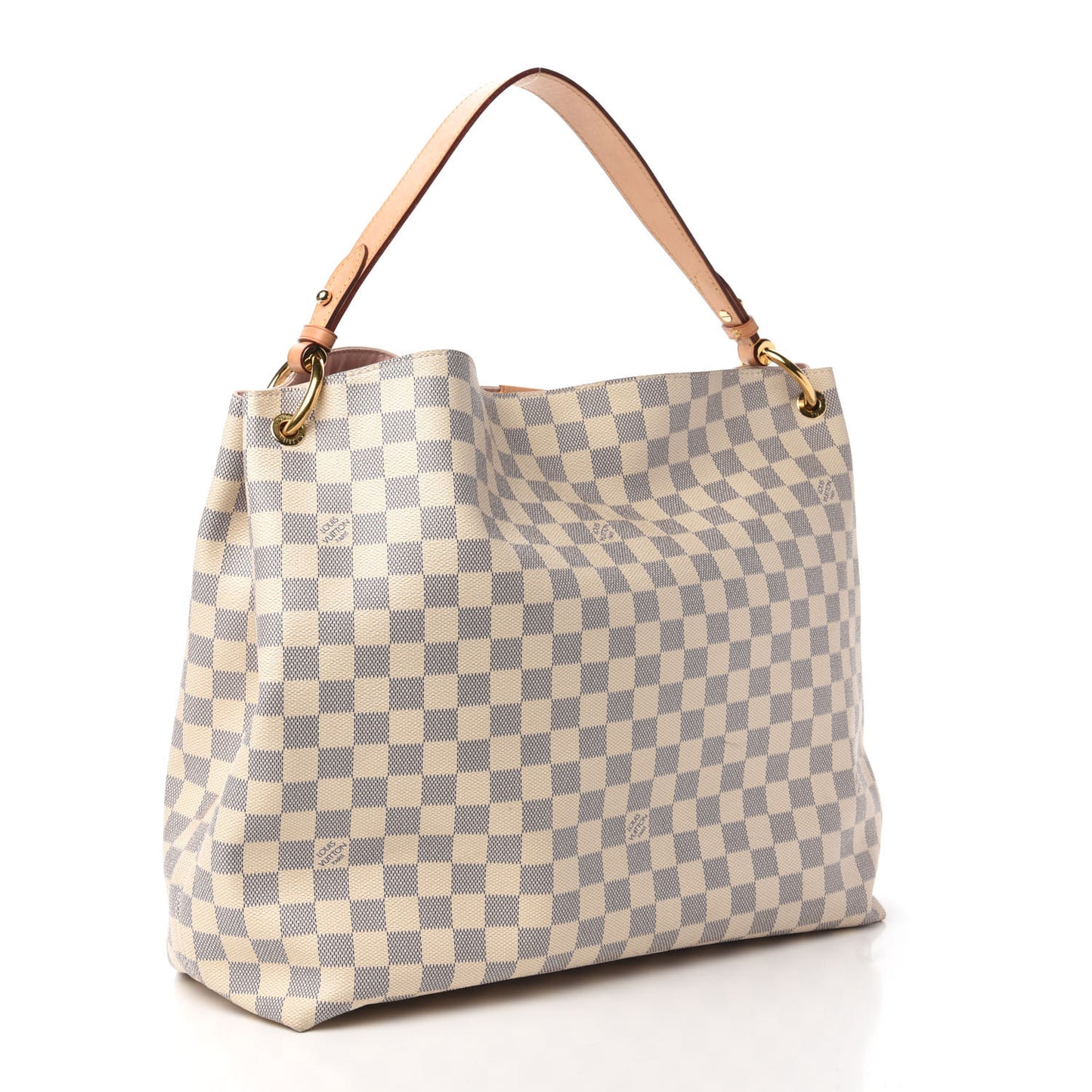 Damier Azur Graceful MM Rose Ballerine