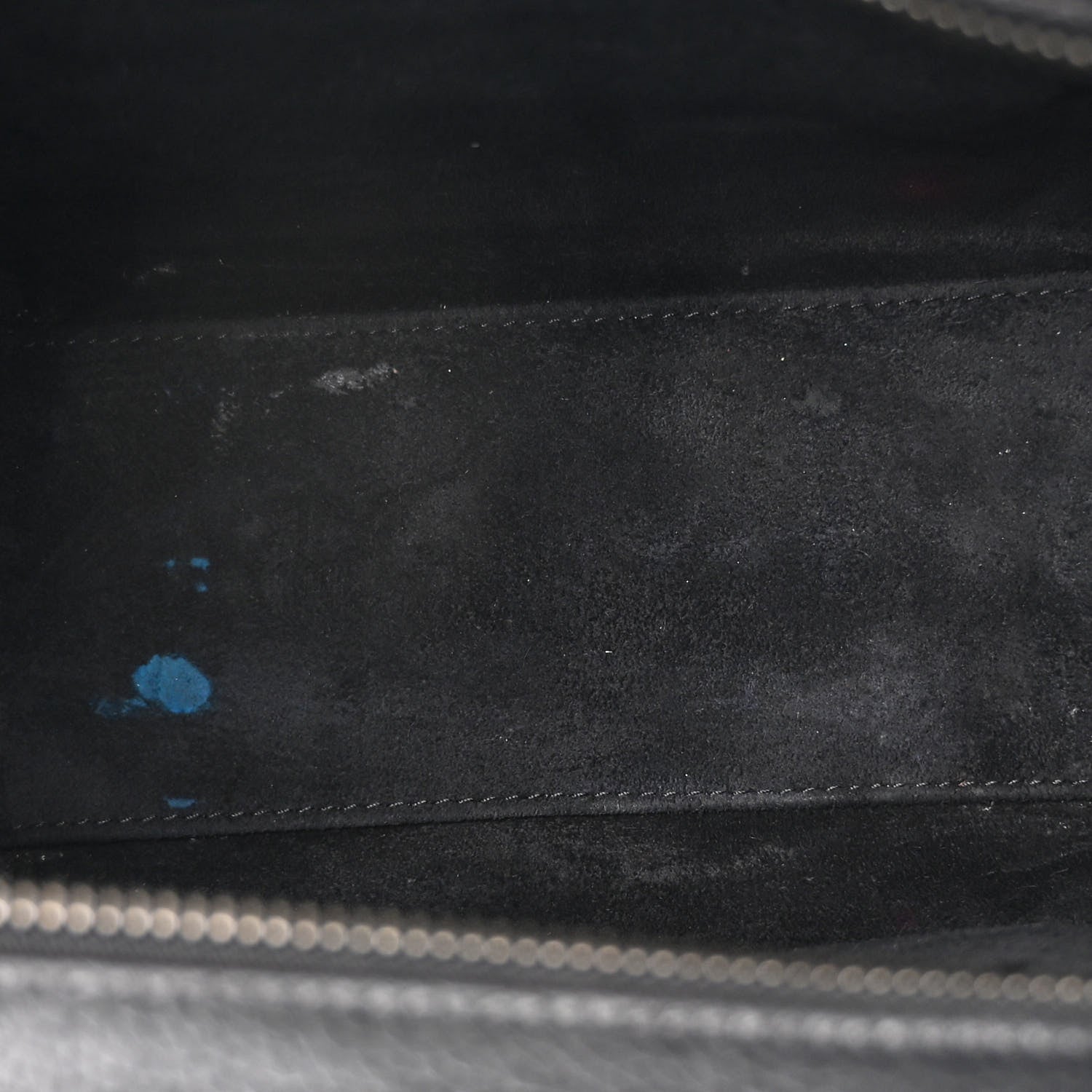 Celine Drummed Calfskin Nano Luggage Black 5 of 13