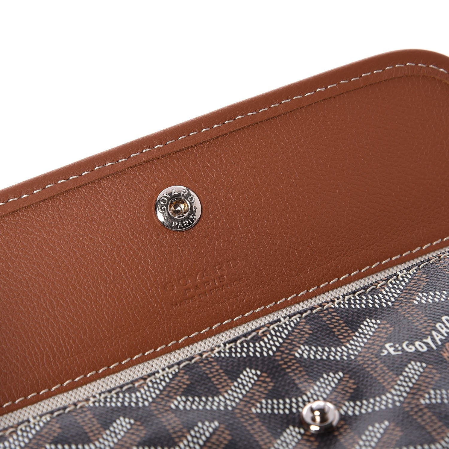 Goyard Goyardine Pouch Black Gold 5 of 6