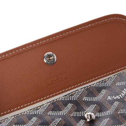 Goyard Goyardine Pouch Black Gold 5 of 6