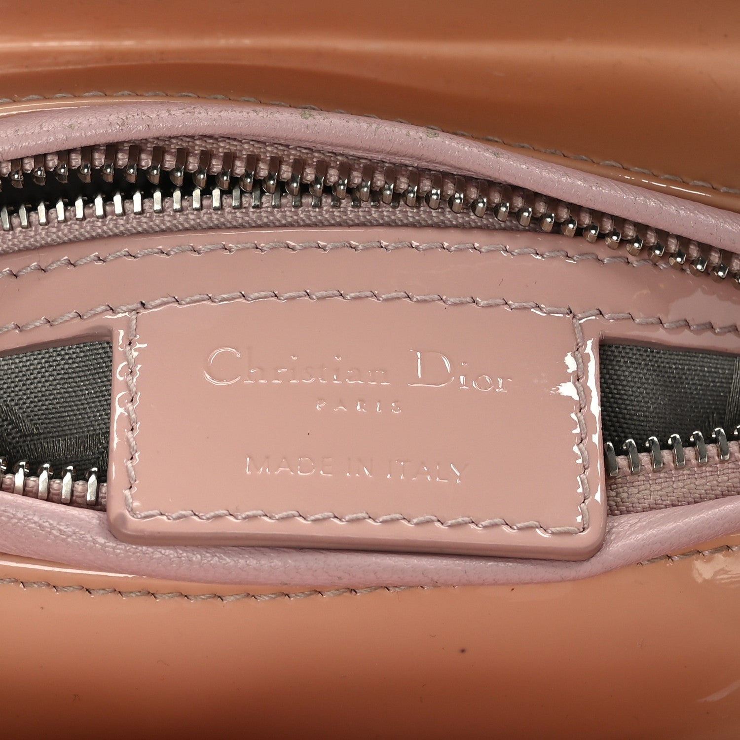 Christian Dior Patent Cannage Medium Lady Dior Light Pink 6 of 11