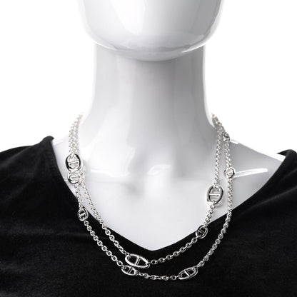 Hermes Sterling Silver Farandole Necklace 120 2 of 5