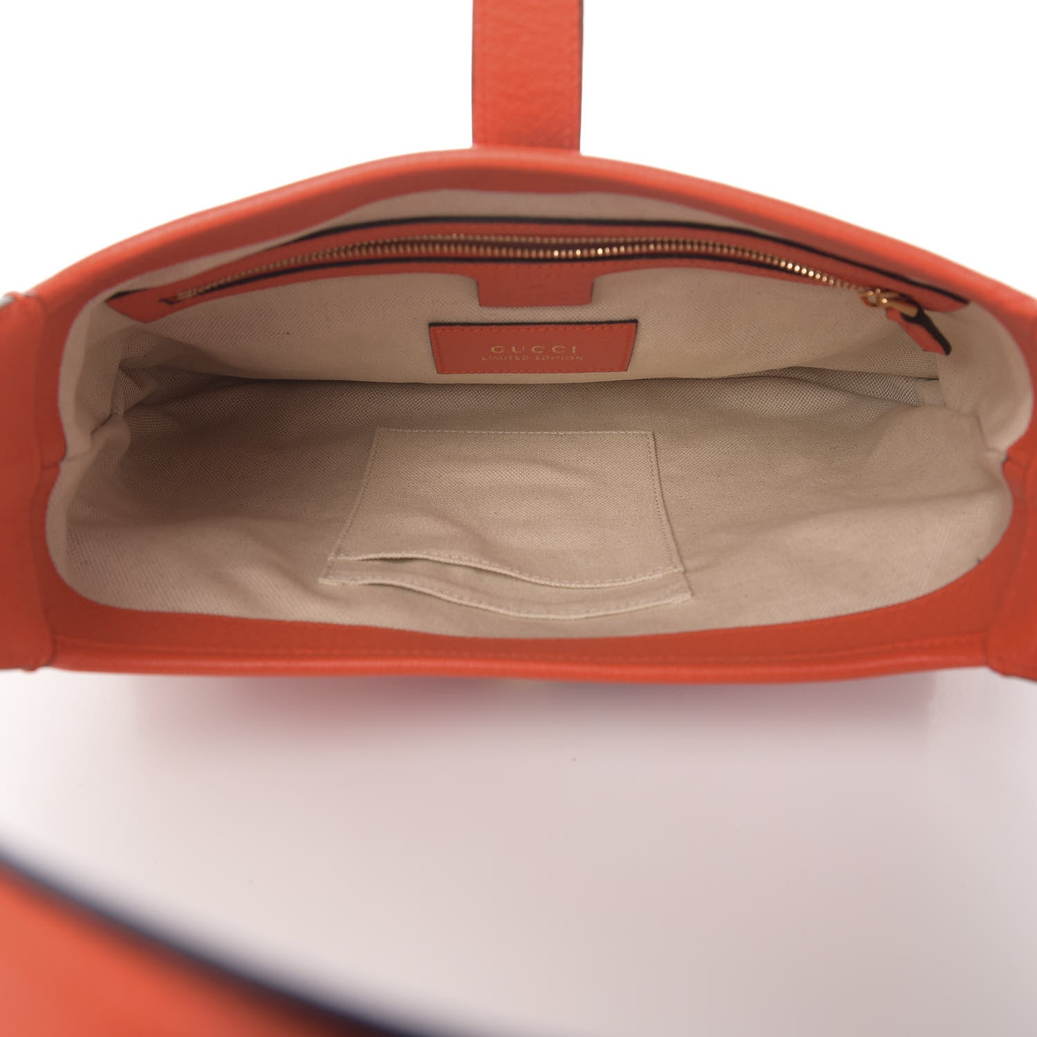 Gucci Canvas Flora Medium Jackie Hobo Orange 5 of 11
