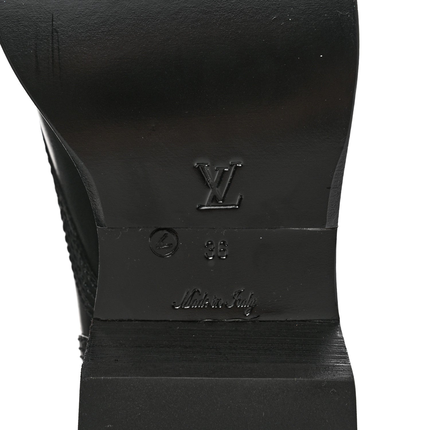 Louis Vuitton Calfskin Monogram Metropolis Flat Ranger Boots 36 Black 8 of 8