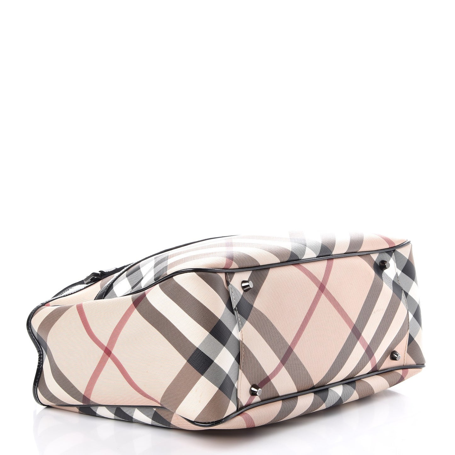 Supernova Check Tote Black