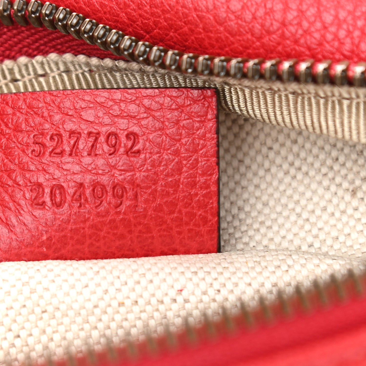 Gucci Grained Calfskin Small Logo Belt Bag Hibiscus Red 7 of 10