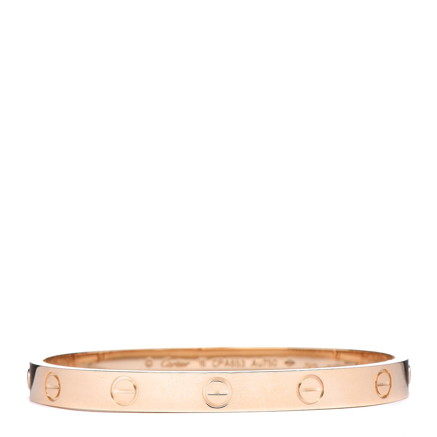 18K Yellow Gold LOVE Bracelet 16
