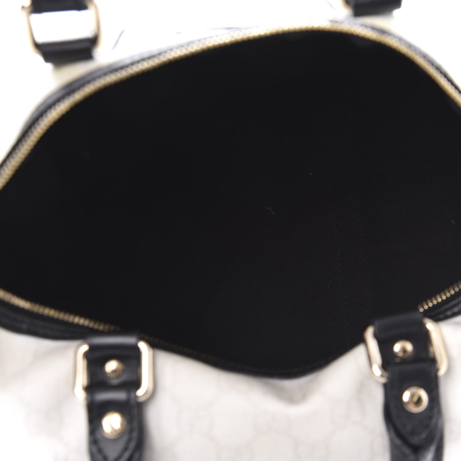 Gucci GG Plus Monogram Medium Joy Boston White Black 5 of 12