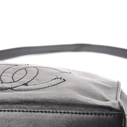 Chanel Lambskin CC Drawstring Shoulder Bag Black 11 of 11