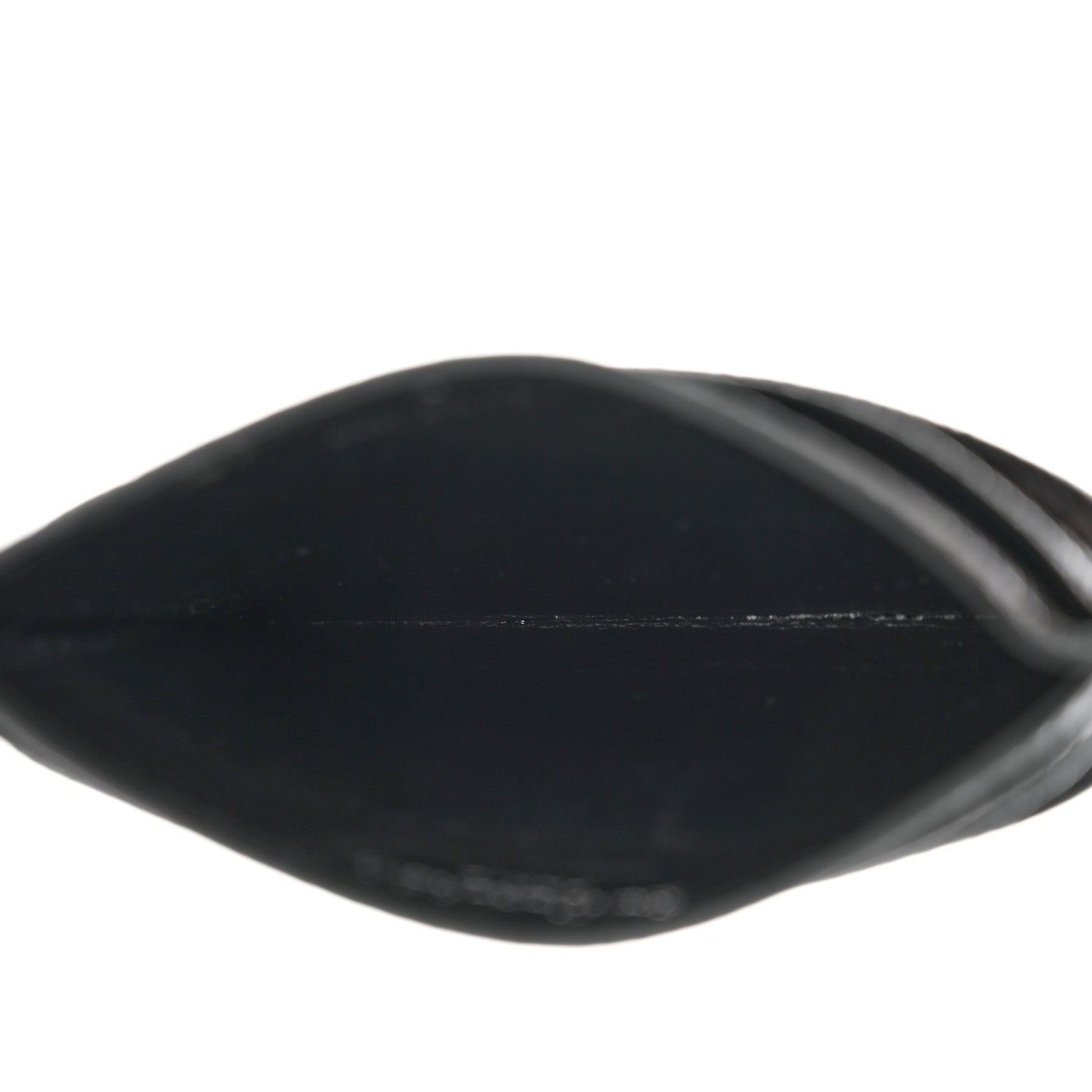 Saint Laurent Grain De Poudre Matelasse Chevron Monogram Credit Card Case Black 5 of 7
