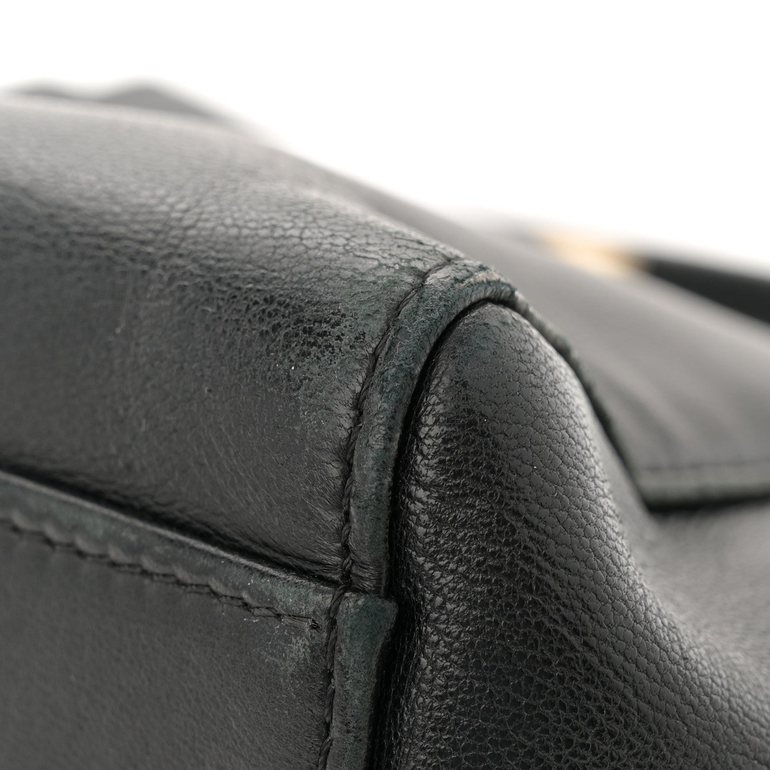 Fendi Nappa Mini Peekaboo Iconic Satchel Black 14 of 15