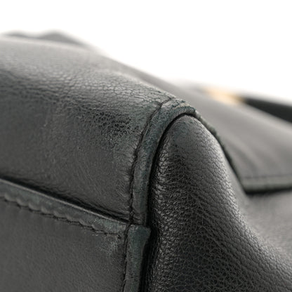 Fendi Nappa Mini Peekaboo Iconic Satchel Black 14 of 15