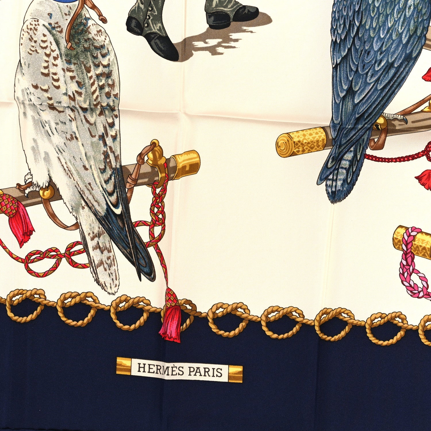 Hermes Silk Les Oiseaux Du Roy Scarf 90 3 of 3