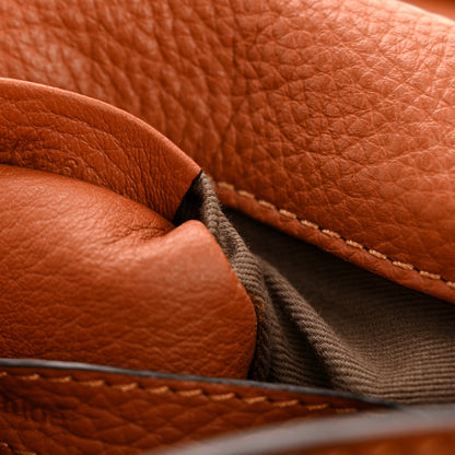 Chloe Calfskin Mini Marcie Round Crossbody Bag Tan 7 of 11