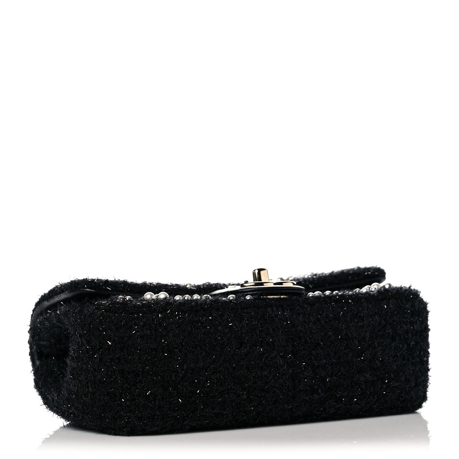 Chanel Tweed Pearl Small Cosmos Flap Black 3 of 11