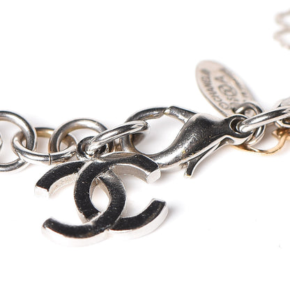 Chanel Lucky Charms CC Bracelet Silver 4 of 5
