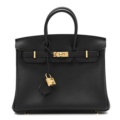 Hermes Togo Birkin 25 Black 1 of 11
