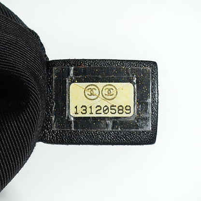 Chanel Vinyl Stretch Spirit Large Cabas Black 6 of 8